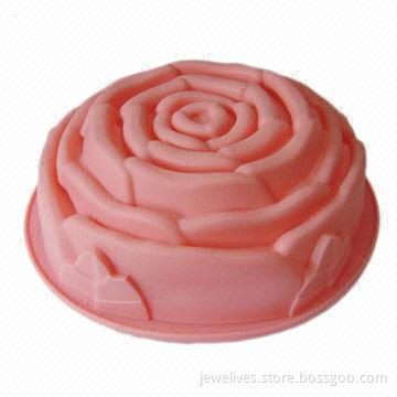 New arrival silicone big rose cake molds